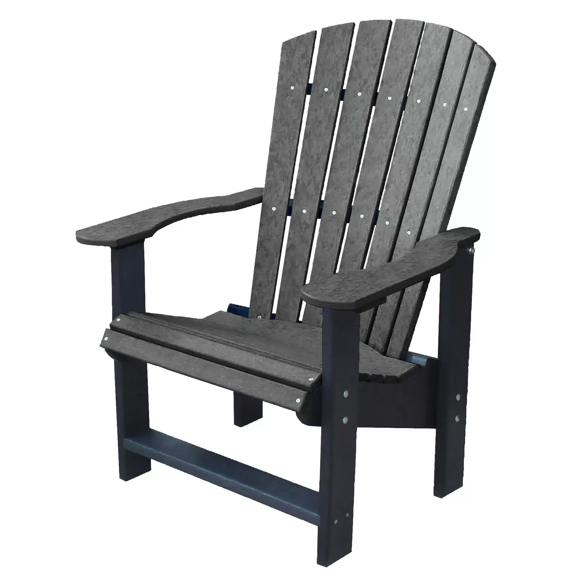 Wooden outdoor Adirondack chair for garden or patio seating.