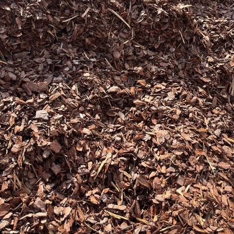 Organic mulch for garden beds and landscaping.
